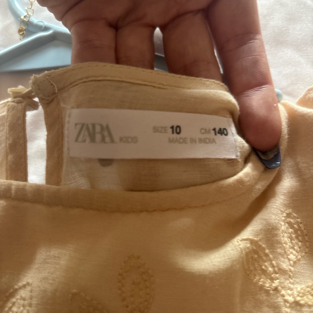 Zara Kids Casual Dress in Cream